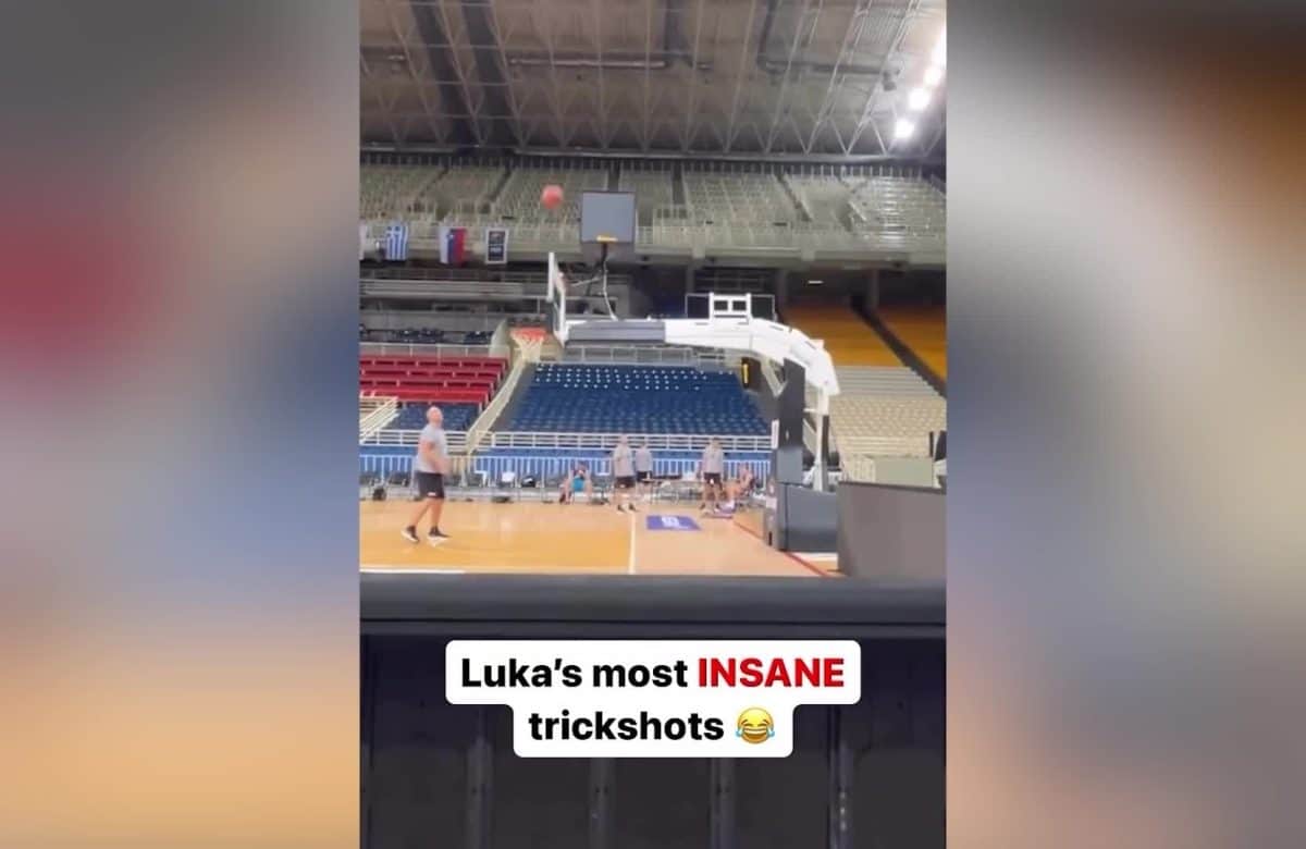 Découvrez les tirs les plus fous de Doncic à l'entraînement de Dallas
