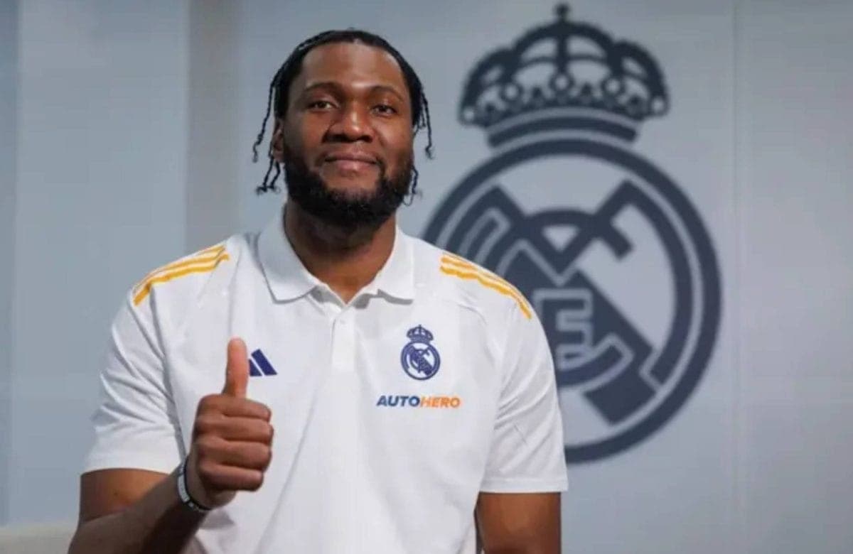 Bruno Fernando prêt pour son premier match avec le Real Madrid à Monaco