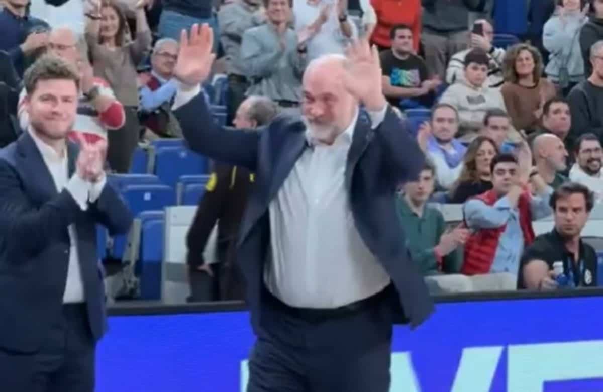 Ovation émouvante pour Pablo Laso à son retour au Palacio