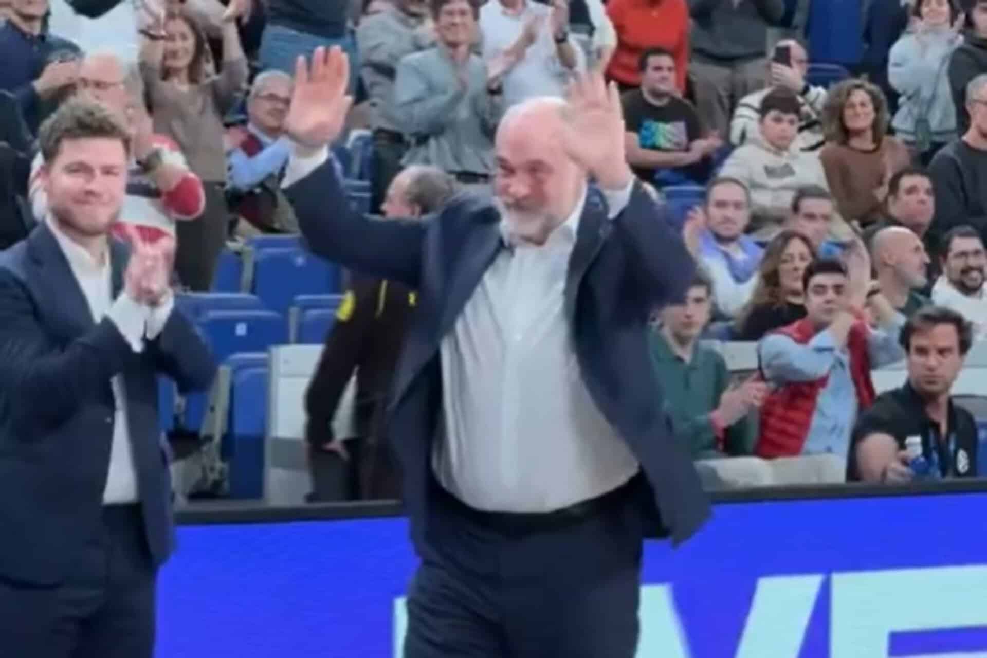 Ovation émouvante pour Pablo Laso à son retour au Palacio