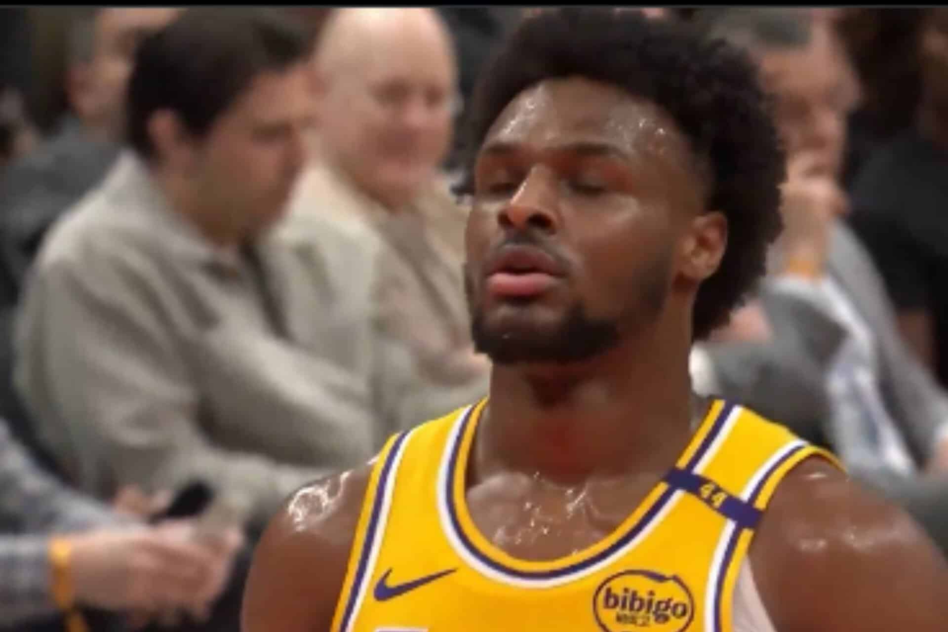 Bronny James moqué en MVP par les fans : scène insolite à Washington