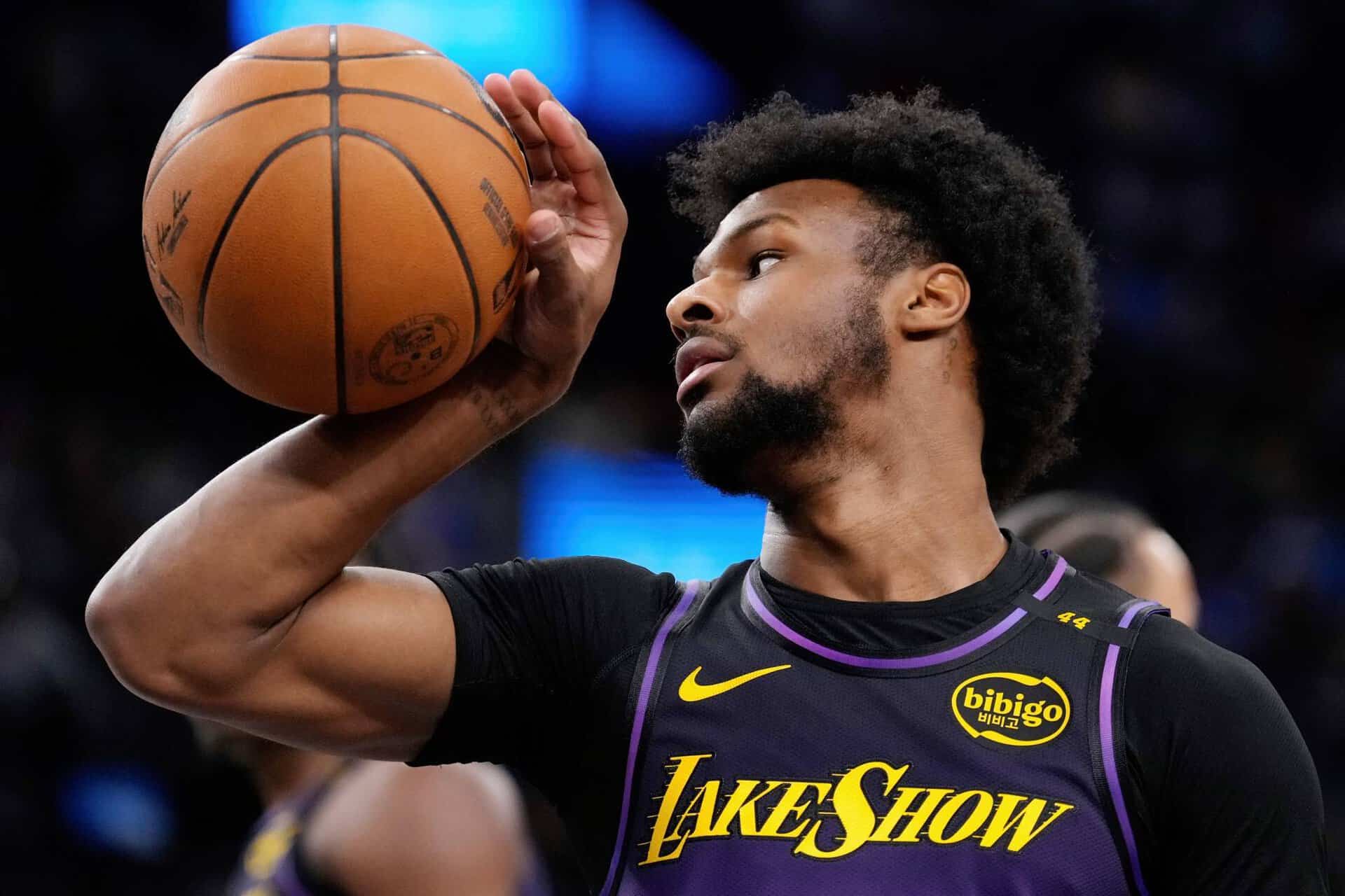 Bronny James encadené à un score nul avec les Lakers en NBA