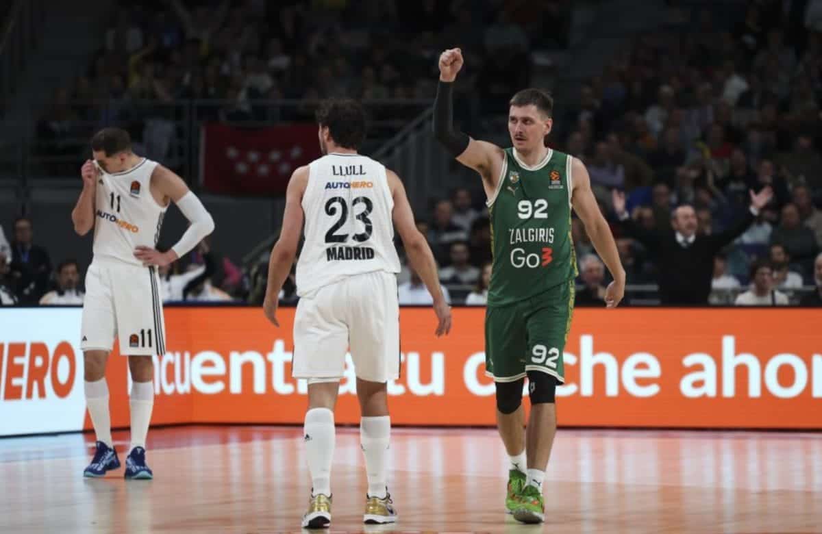 Real Madrid vise sa 6ème victoire d'affilée en Euroligue contre Žalgiris