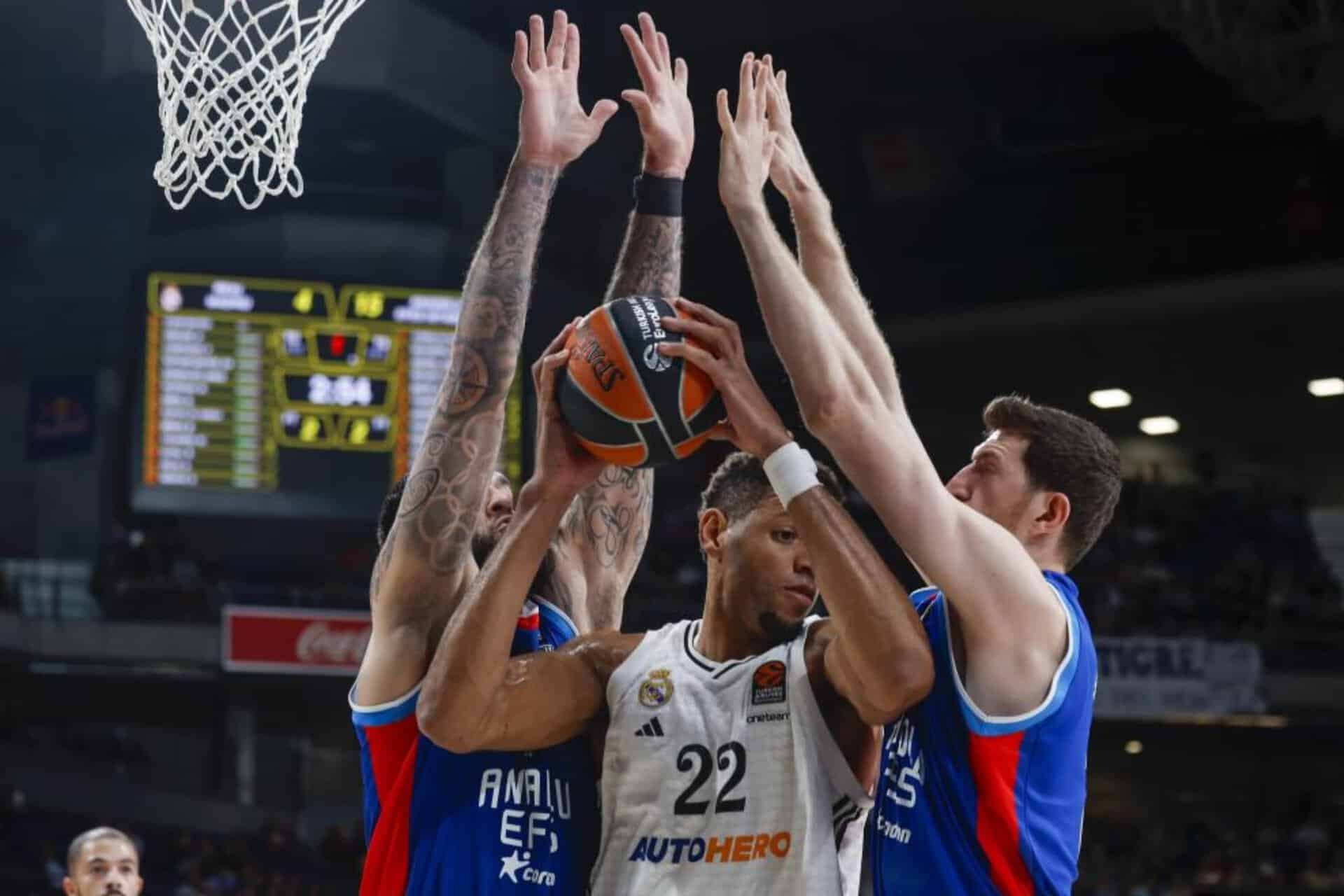 Real Madrid affronte Anadolu Efes en Euroligue : où et quand regarder?