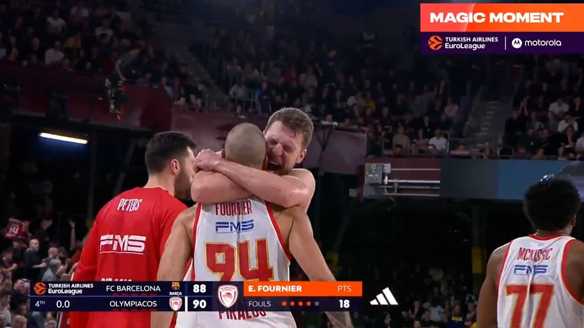 Evan Fournier renverse le Barça avec un panier décisif à l’Euroligue
