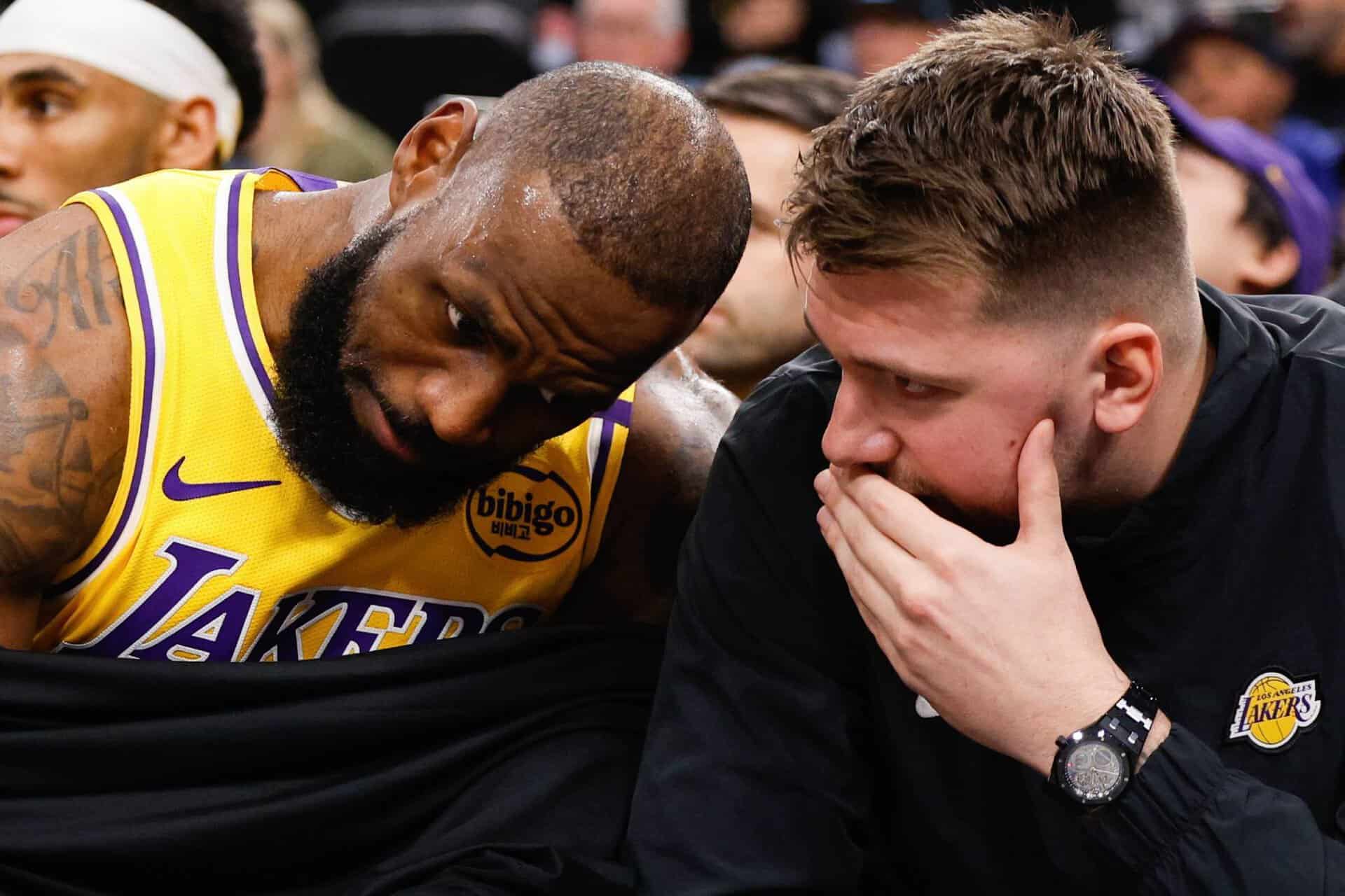 LeBron James et Luka Doncic, un duo de choc chez les Lakers