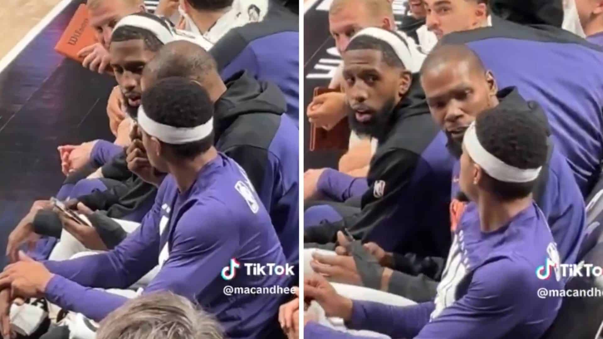 La réaction incrédule de Kevin Durant au transfert de Doncic en plein match