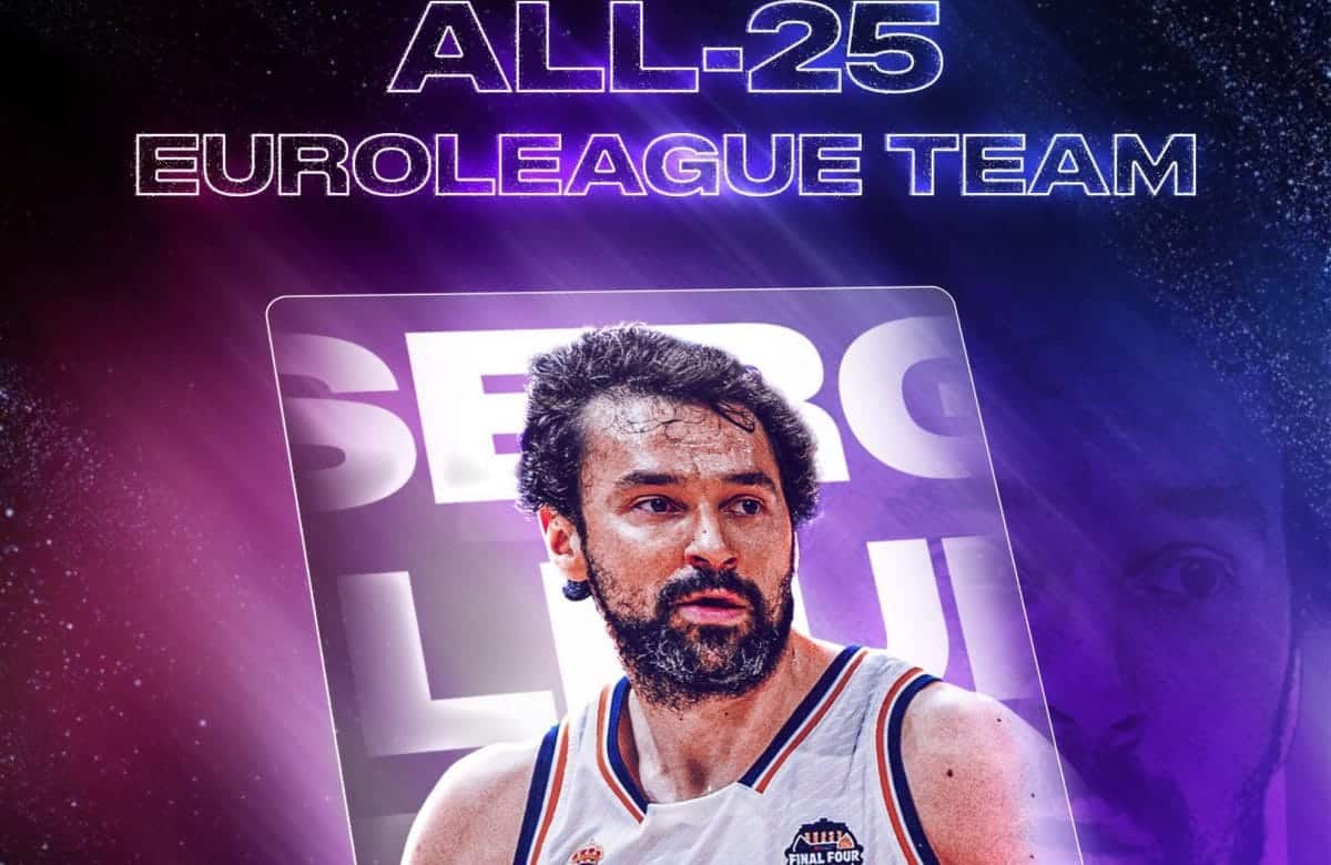 Sergio Llull brille dans le top 5 de l'Équipe All-25 de l'Euroligue