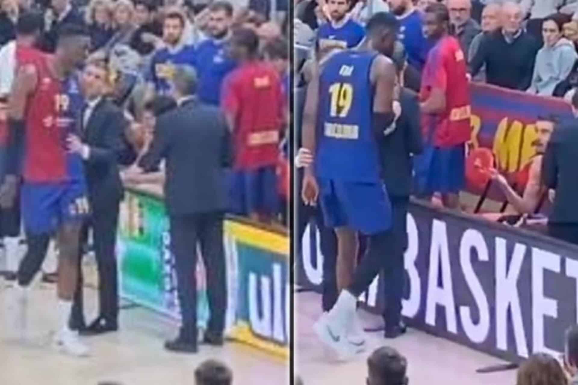 Tension à l’Euroligue : altercation au banc entre joueurs du Barça