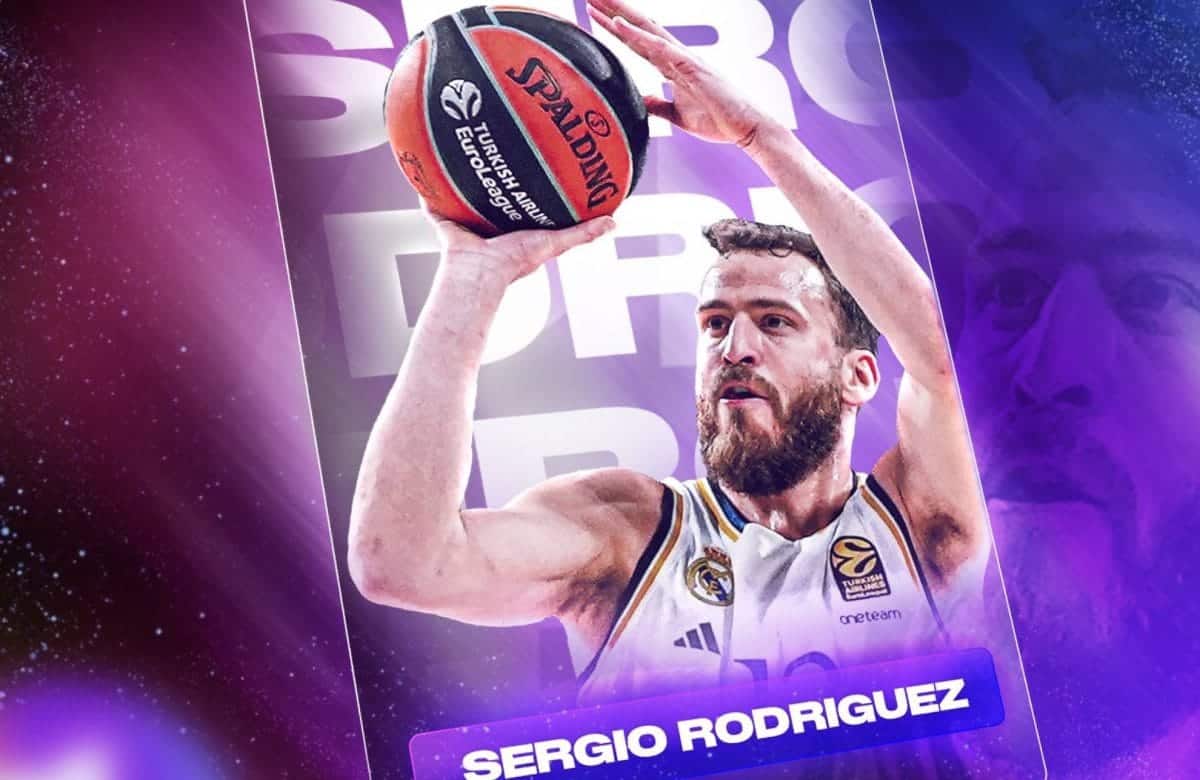 Sergio Rodríguez élu parmi les icônes de l'Euroligue en 25 ans
