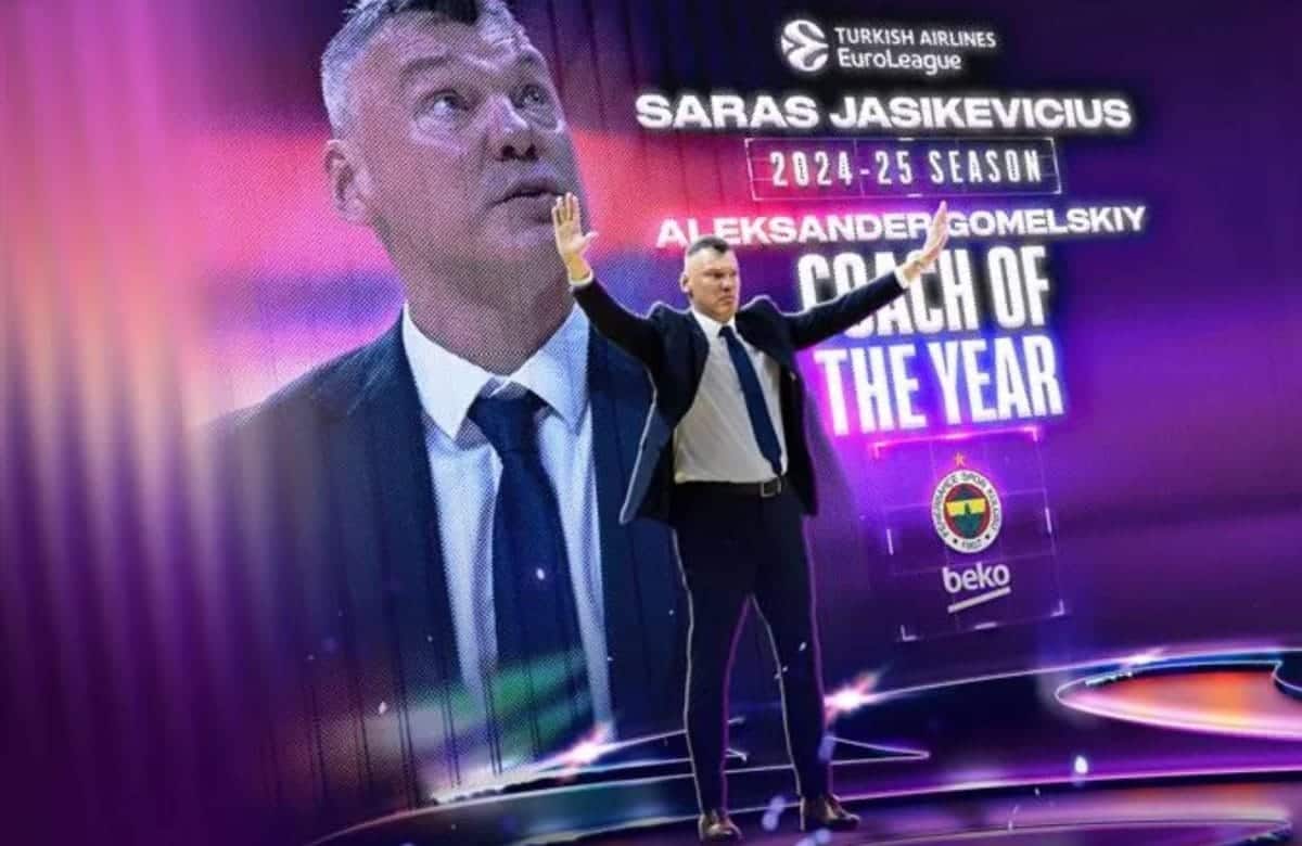 Sarunas Jasikevicius sacré meilleur entraineur 2024 de l'Euroligue