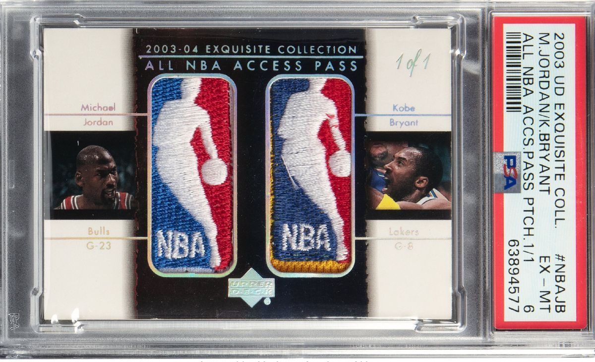 Carte Kobe Bryant et Michael Jordan vendue 3,17M$