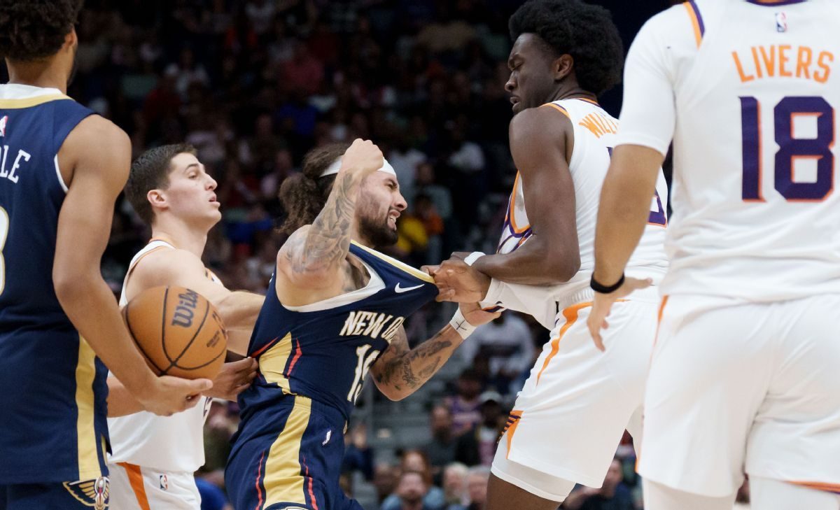 Suspension d'Alvarado et Williams après la bagarre Pels-Suns