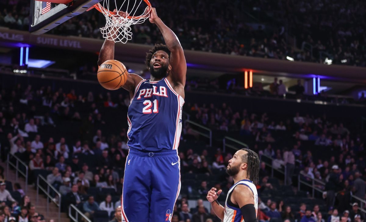 Embiid dynamise les Sixers avec son premier dunk face aux Knicks