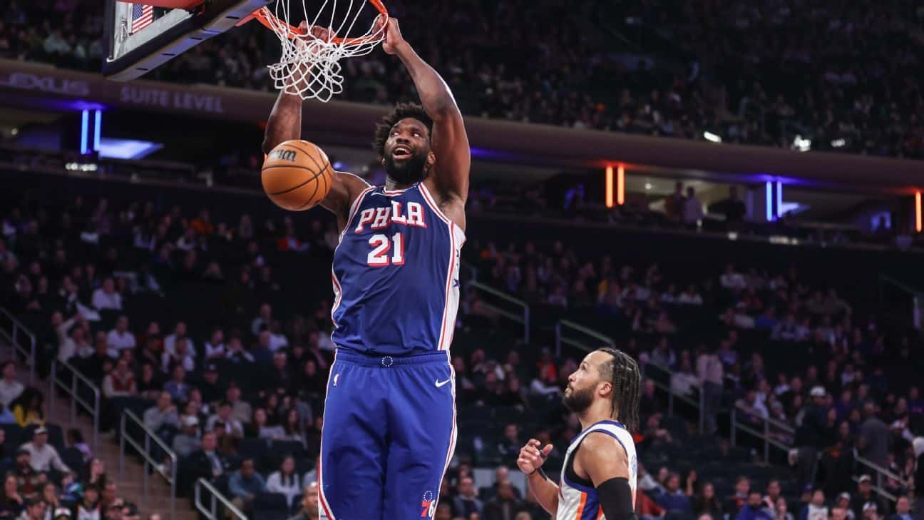 Embiid dynamise les Sixers avec son premier dunk face aux Knicks