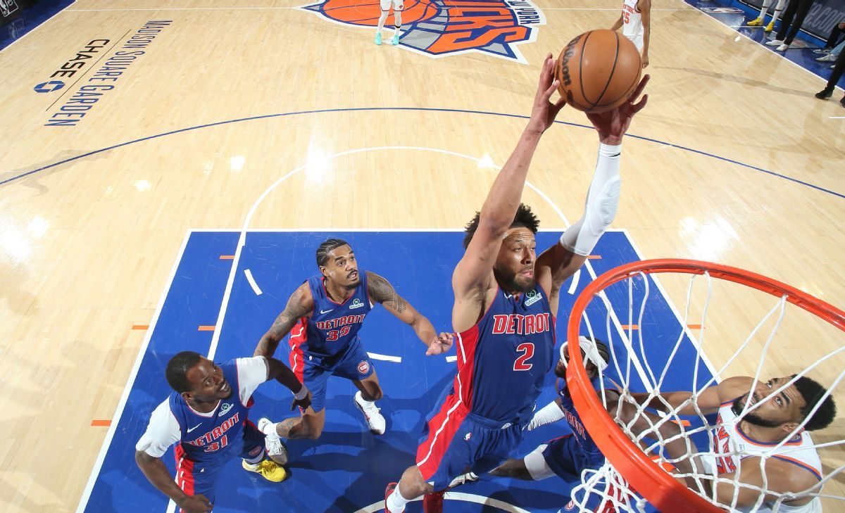 Cade Cunningham brille et porte Detroit face aux Knicks