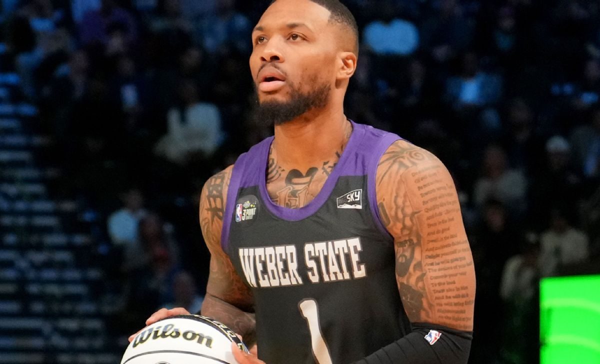 Damian Lillard en tête du concours à 3 points NBA All-Star