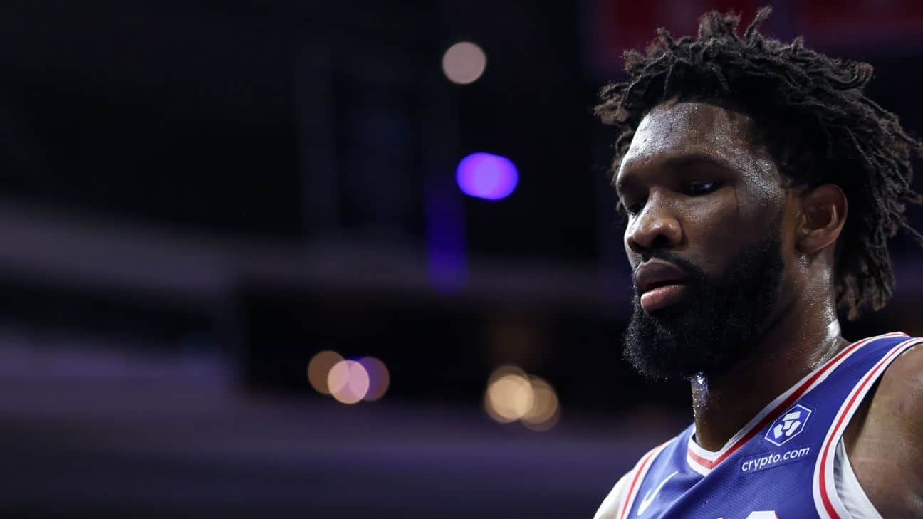 Embiid absent face aux Knicks pour ménager son genou