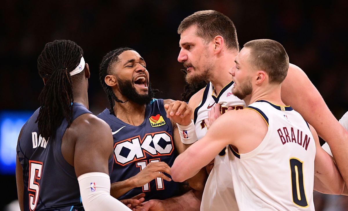 Jokic et Dort s'affrontent après une faute flagrante en NBA