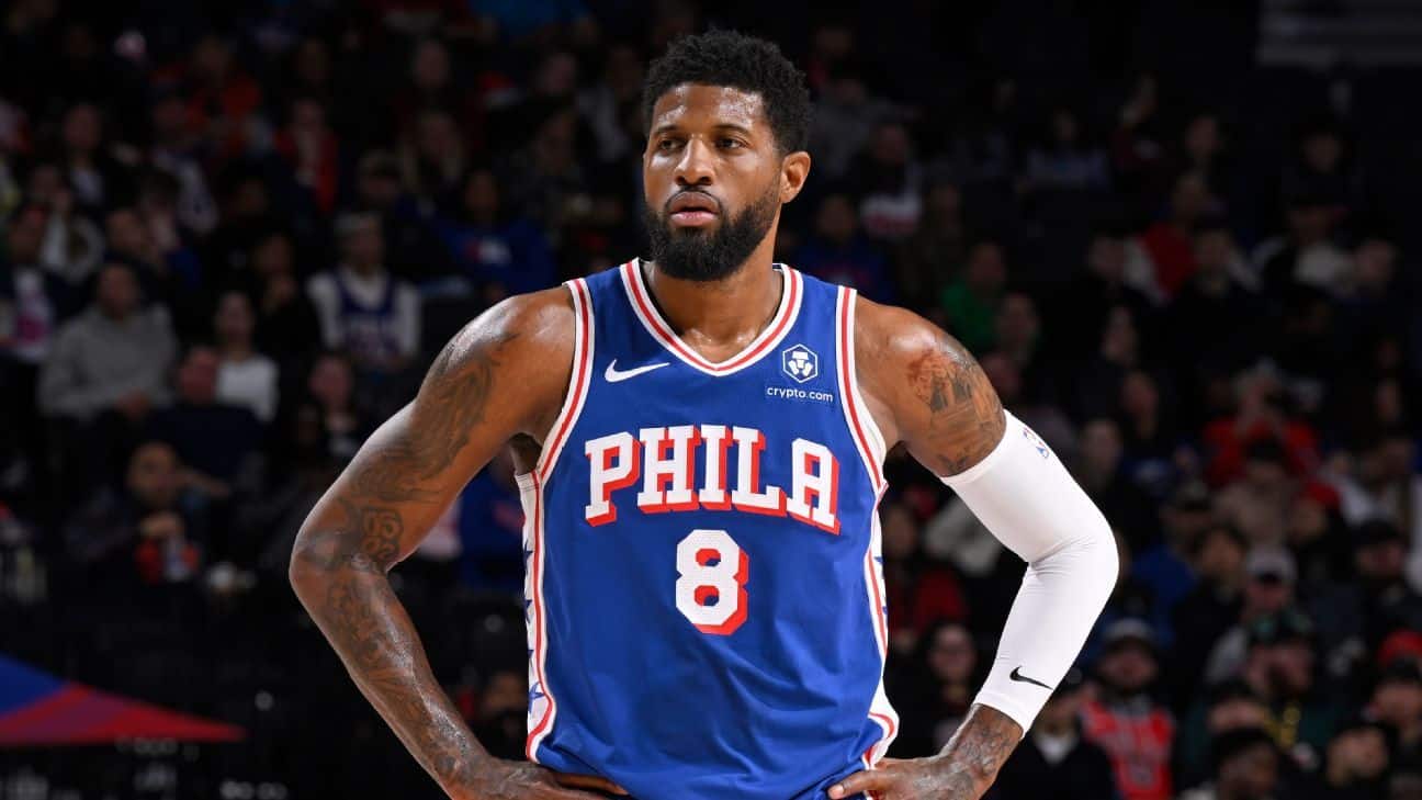 Paul George (76ers) revient après suspension pour dopage