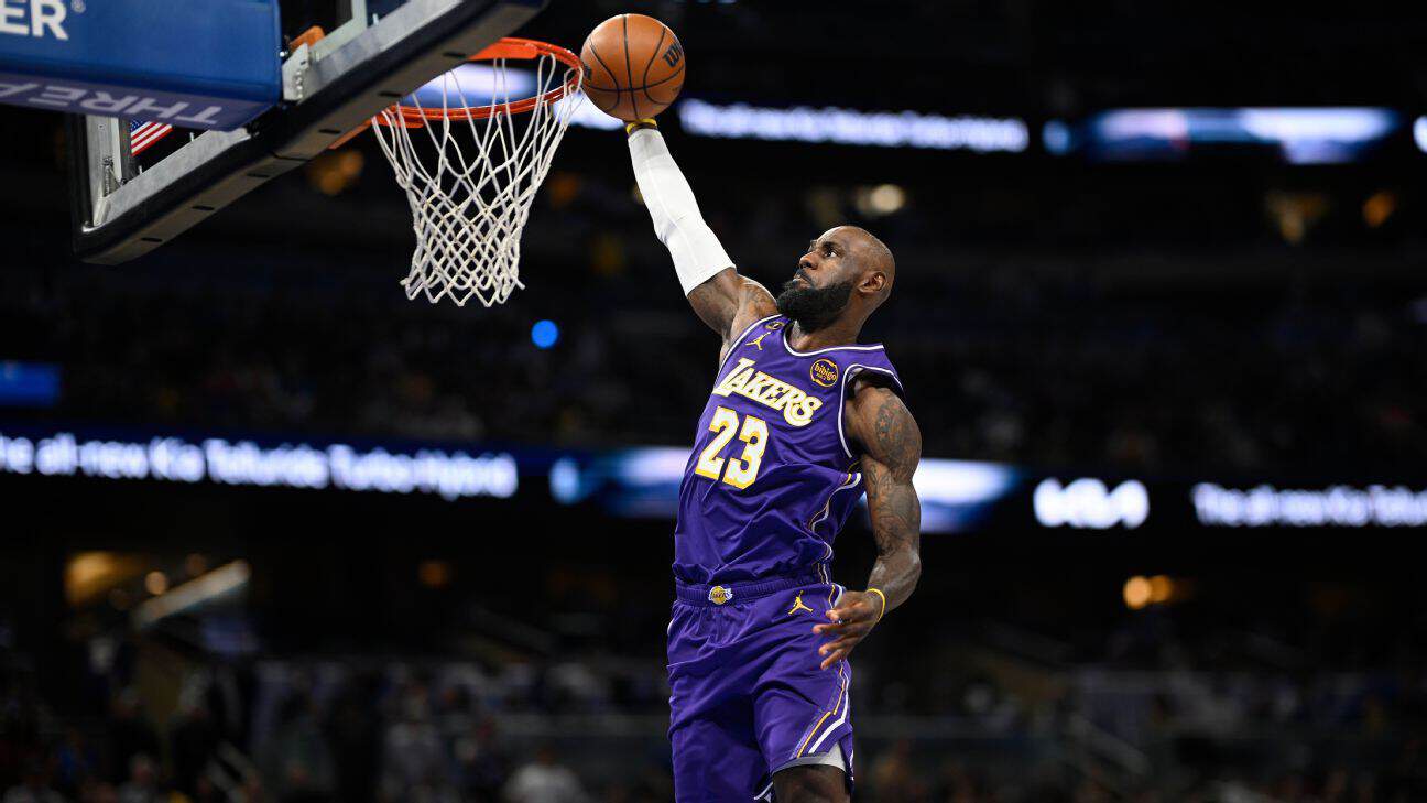 NBA 2024 : cotes Lakers, Spurs en hausse, Doncic en tête