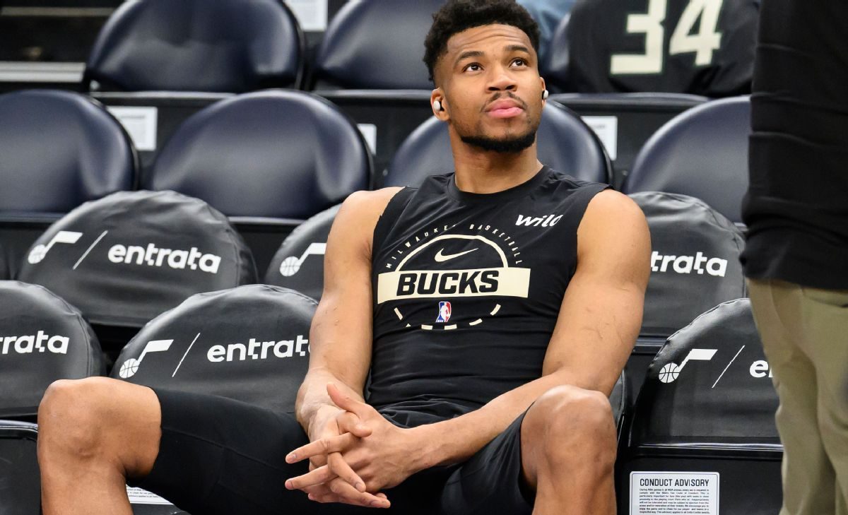 Giannis Antetokounmpo progresse mais reste blessé aux Bucks
