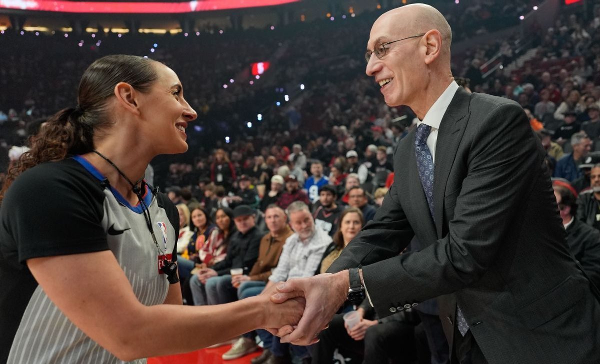 Adam Silver à Portland après la rénovation du Moda Center