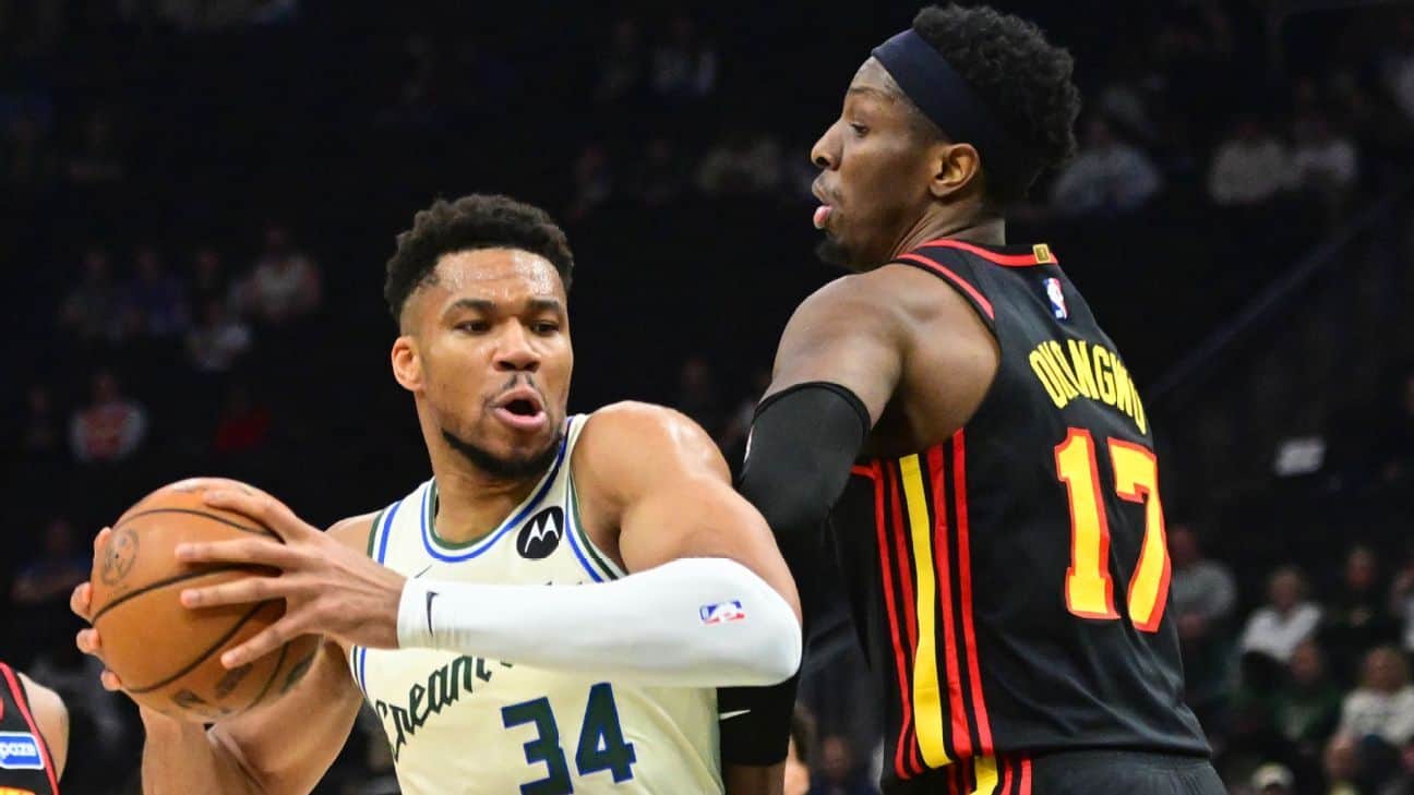 Giannis absent face aux Hawks, 31e match manqué cette saison