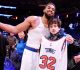 Karl-Anthony Towns et Knicks fêtent leur victoire avec stars