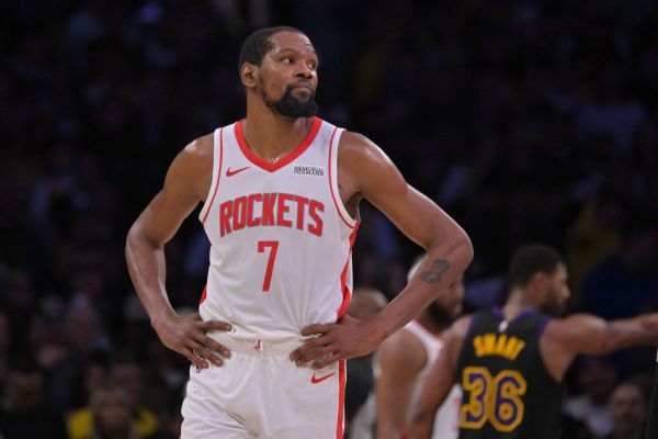 Kevin Durant incertain pour le Game 5 Rockets vs Lakers 2026