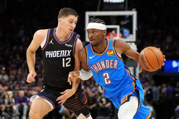 Gilgeous-Alexander cartonne à 42 pts, Thunder proche du sweep