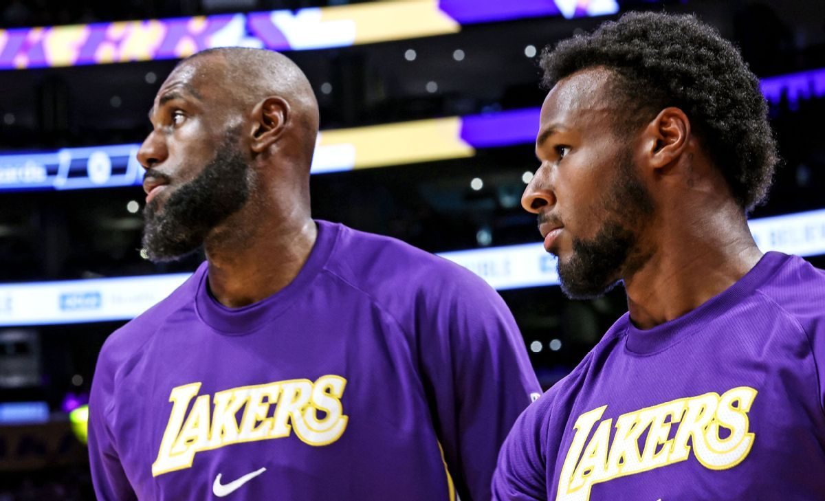 LeBron et Bronny prêts pour les playoffs Lakers vs Rockets 2026