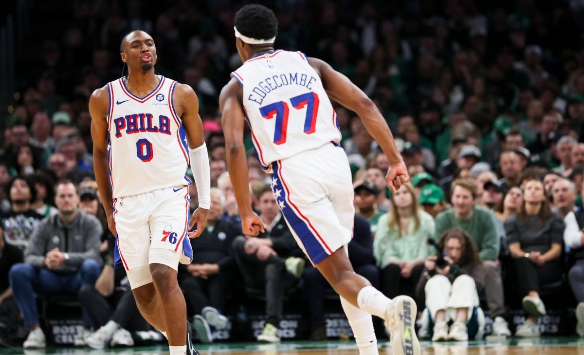 Edgecombe et Maxey brillent, 76ers égalisent face aux Celtics