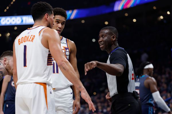 Booker et Brooks critiquent l'arbitrage après Suns-Thunder 2026