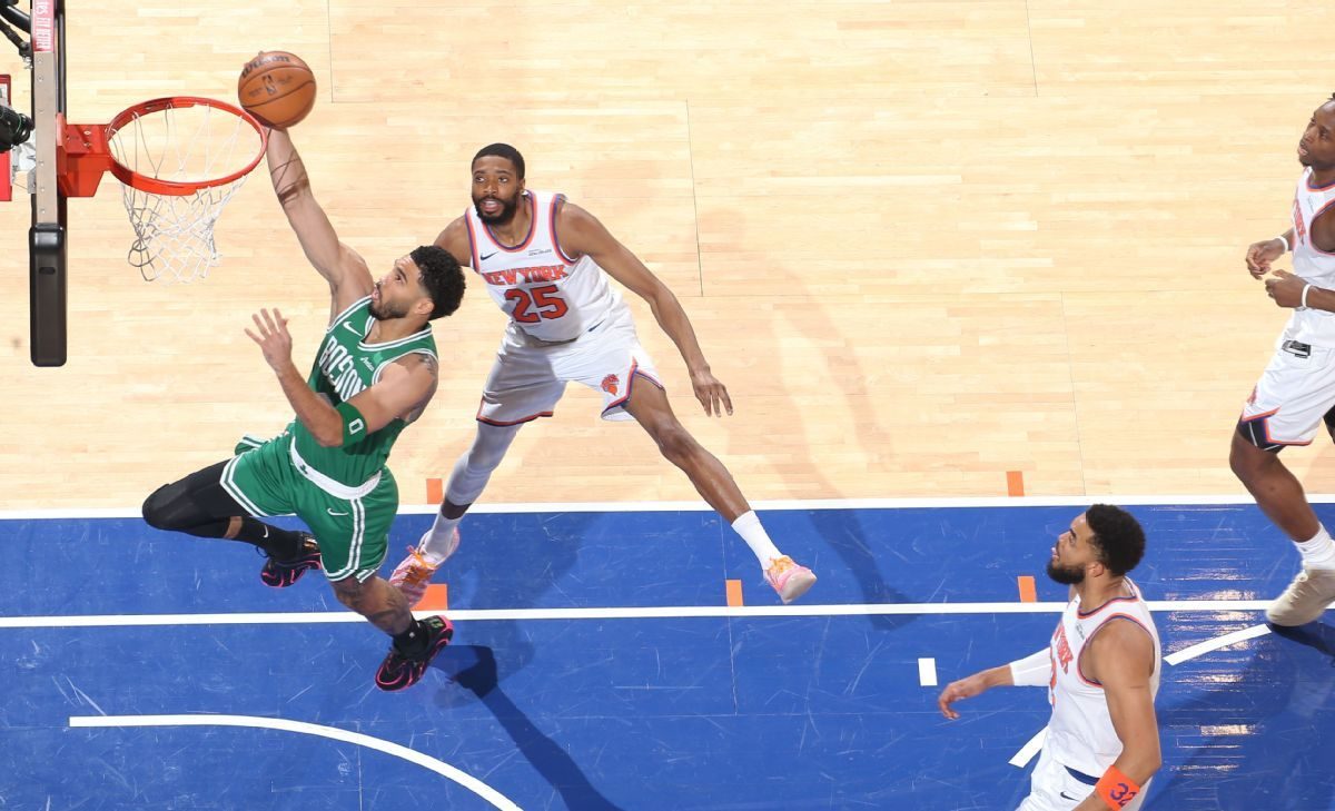 Jayson Tatum brille au Madison Square Garden avec 24 pts