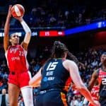 A'ja Wilson explose les Sun avec 45 pts, Aces en forme