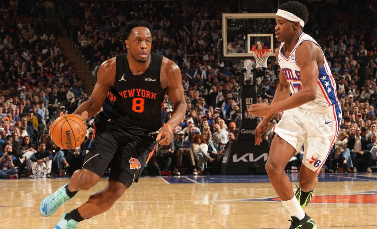 Blessure d'OG Anunoby : impact sur Knicks vs 76ers 2026
