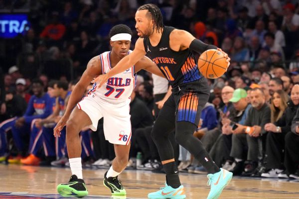 Jalen Brunson guide les Knicks à un succès 2-0 contre 76ers