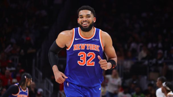 Karl-Anthony Towns et Anne Hathaway célèbrent les Knicks 2026