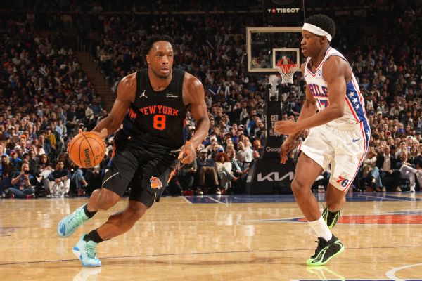 Knicks sans OG Anunoby pour le Game 4 face aux 76ers