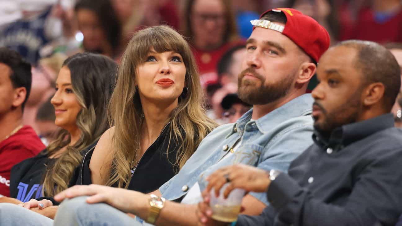 Taylor Swift et Travis Kelce aux playoffs NBA 2026