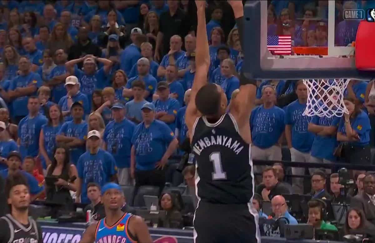 Wembanyama brille, Spurs battent Thunder en 2OT 2026