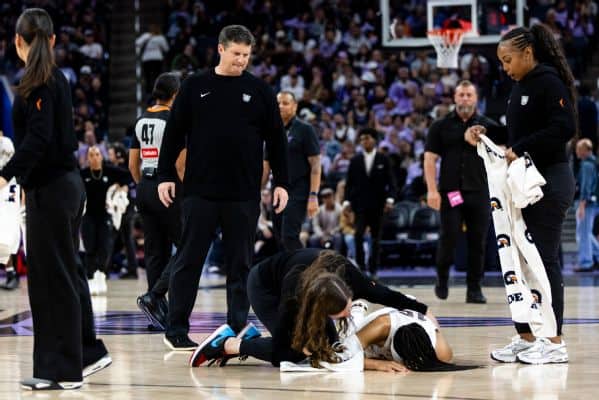 Blessure d’Allisha Gray lors de la défaite du Dream en 2026