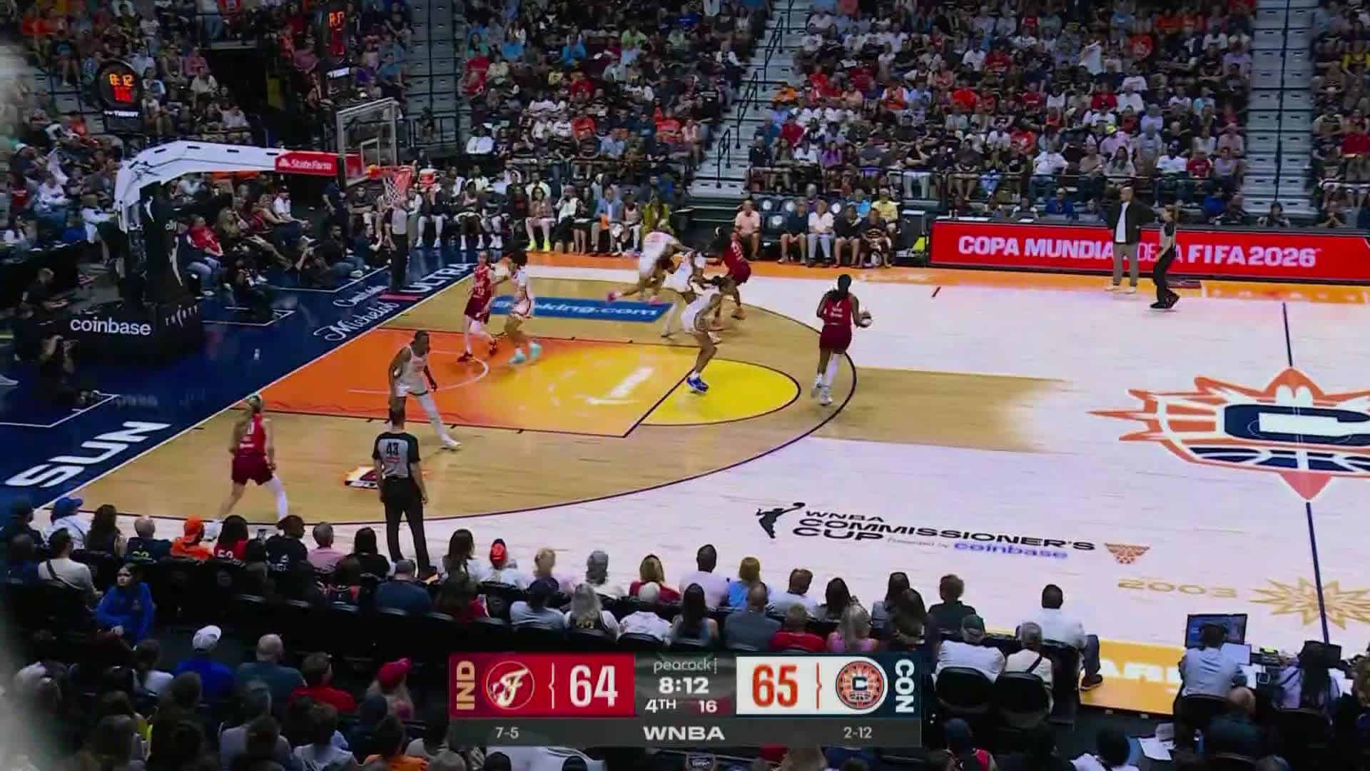 Cunningham et Clark mènent Indiana Fever face à Connecticut Sun