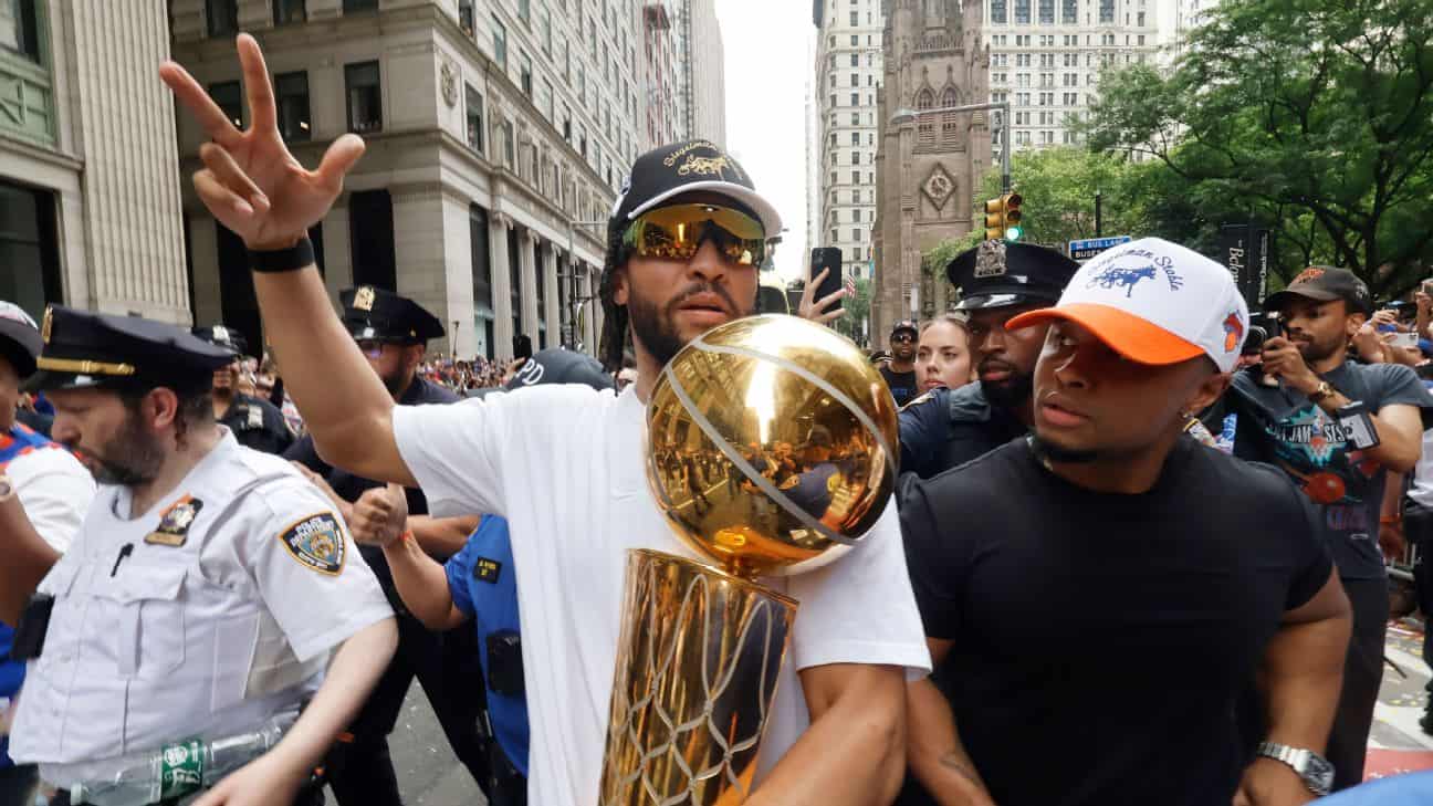 Jalen Brunson triomphe avec les Knicks au défilé NBA 2026
