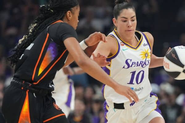 Kelsey Plum (Sparks) blessée, absente 4 semaines en 2026