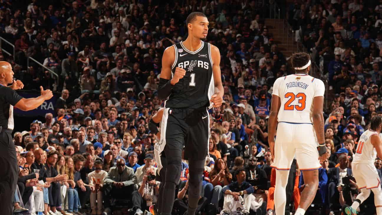 Playoffs NBA 2026 : Knicks vs Spurs, scores et calendrier