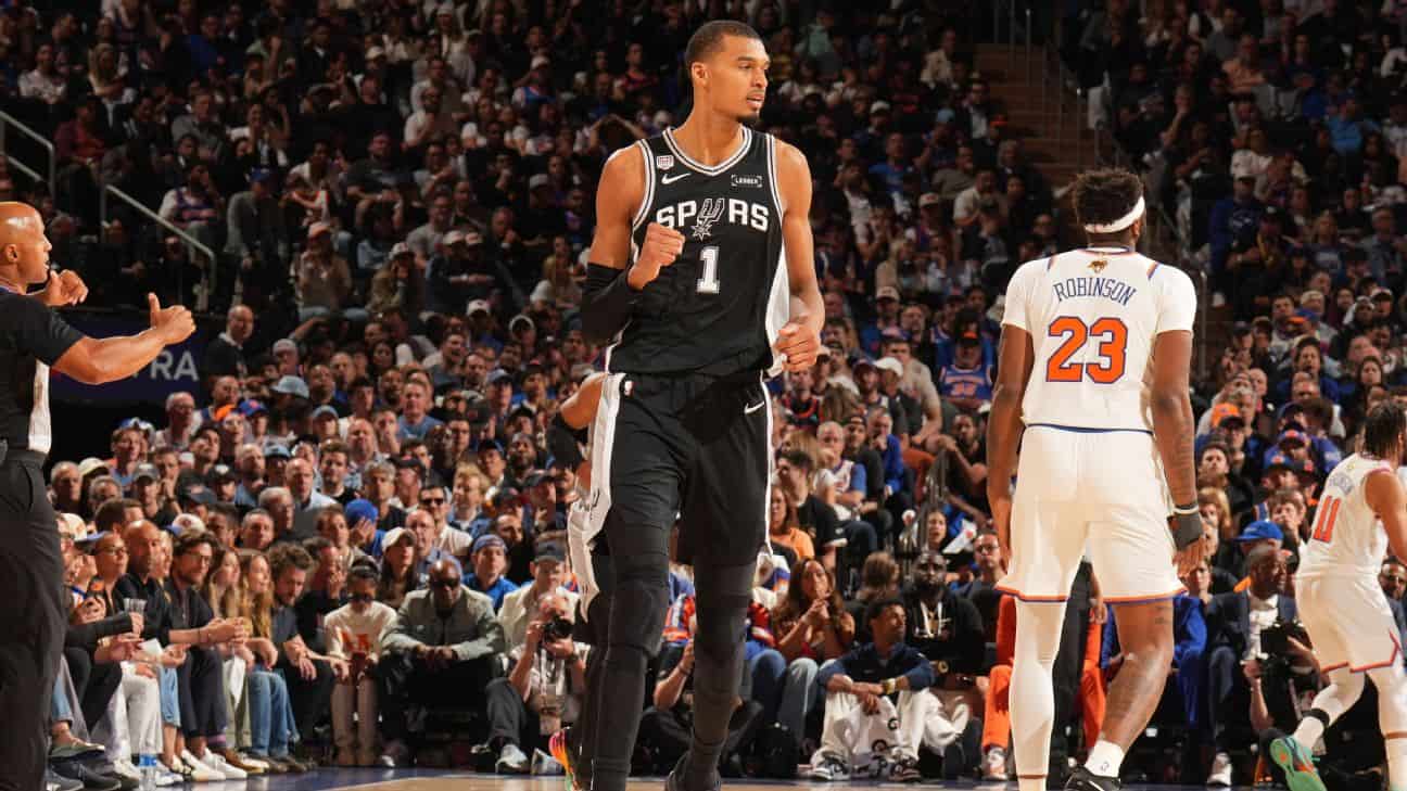 Wembanyama brille, Spurs dominent Knicks en Finale 2026