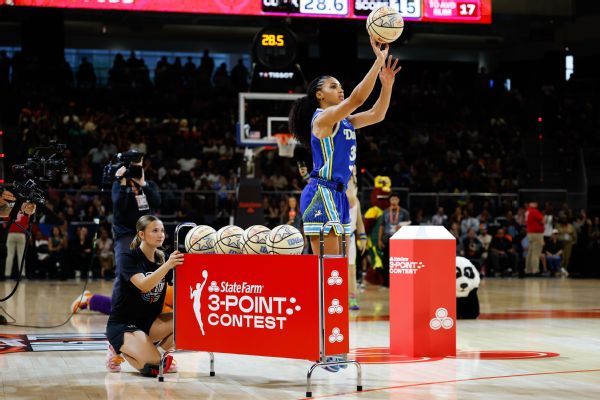 Azzi Fudd remporte le concours à 3 points WNBA 2026
