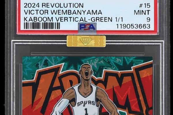Carte Victor Wembanyama Panini Kaboom vendue 1,4M$